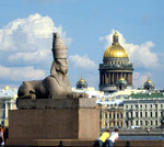 Египетские сфинксы   в Петербурге фото